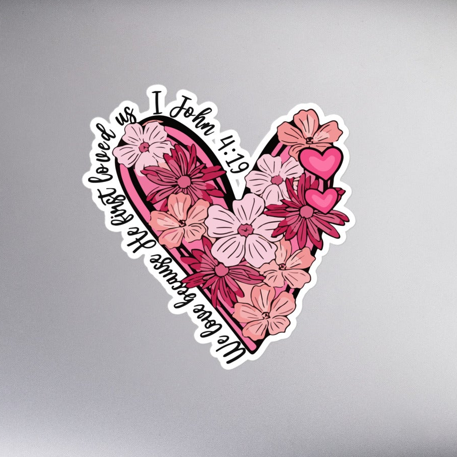Christian-We Love-Bubble-free stickers
