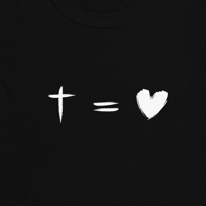 Jesus equals Love Minimal - Men’s Long Sleeve Shirt