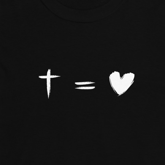 Jesus equals Love Minimal - Men’s Long Sleeve Shirt