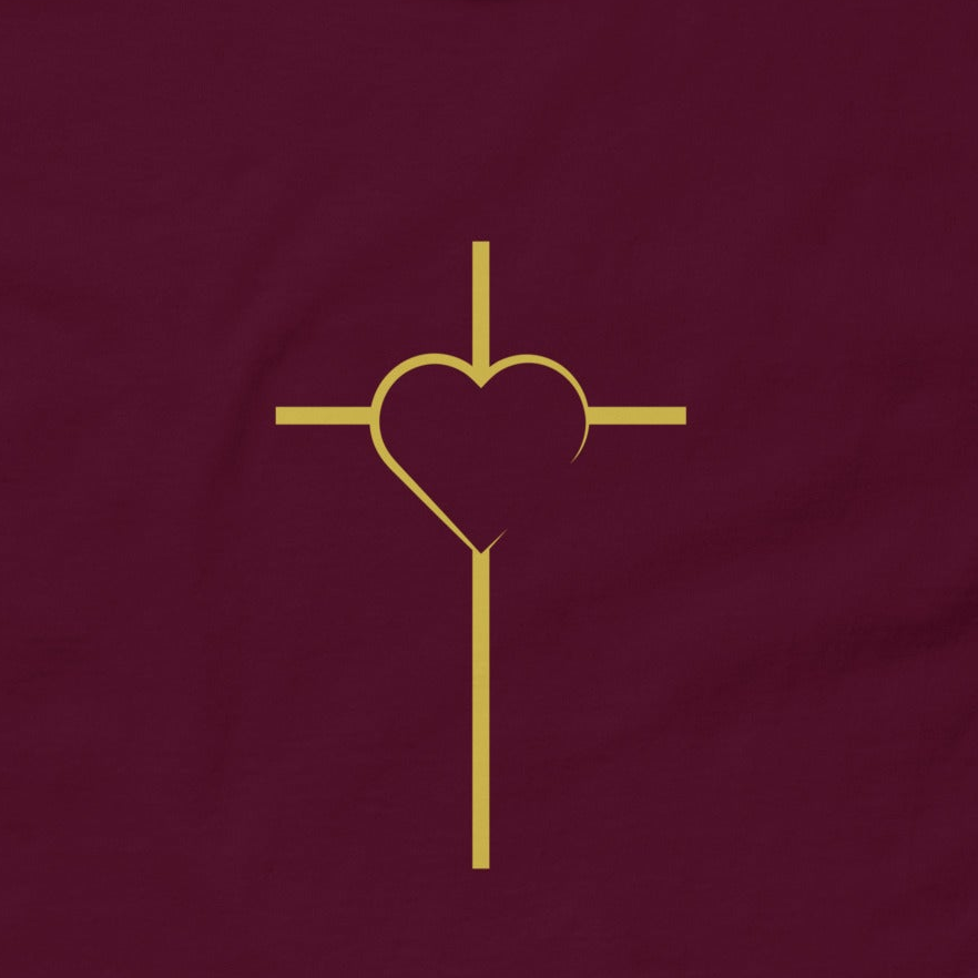Cross-Heart-Unisex classic tee