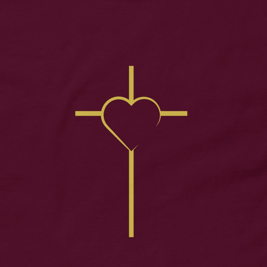 Cross-Heart-Unisex classic tee