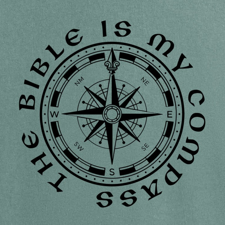 The Bible is my Compass-Unisex Garment Dyed Creator 2.0 Vintage T-Shirt | Stanley/Stella SATU041