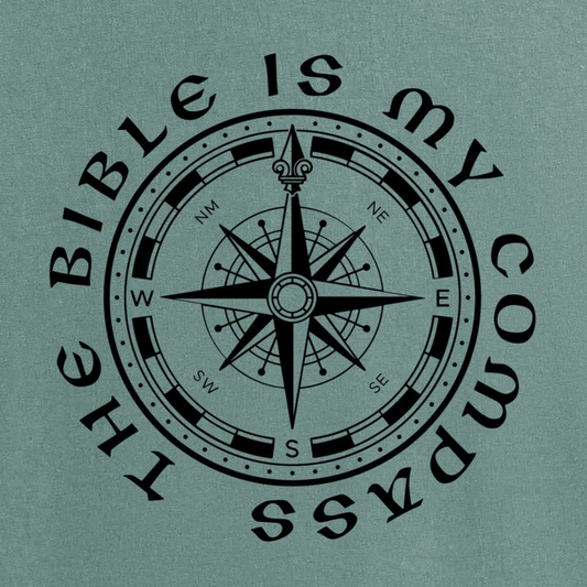 The Bible is my Compass-Unisex Garment Dyed Creator 2.0 Vintage T-Shirt | Stanley/Stella SATU041