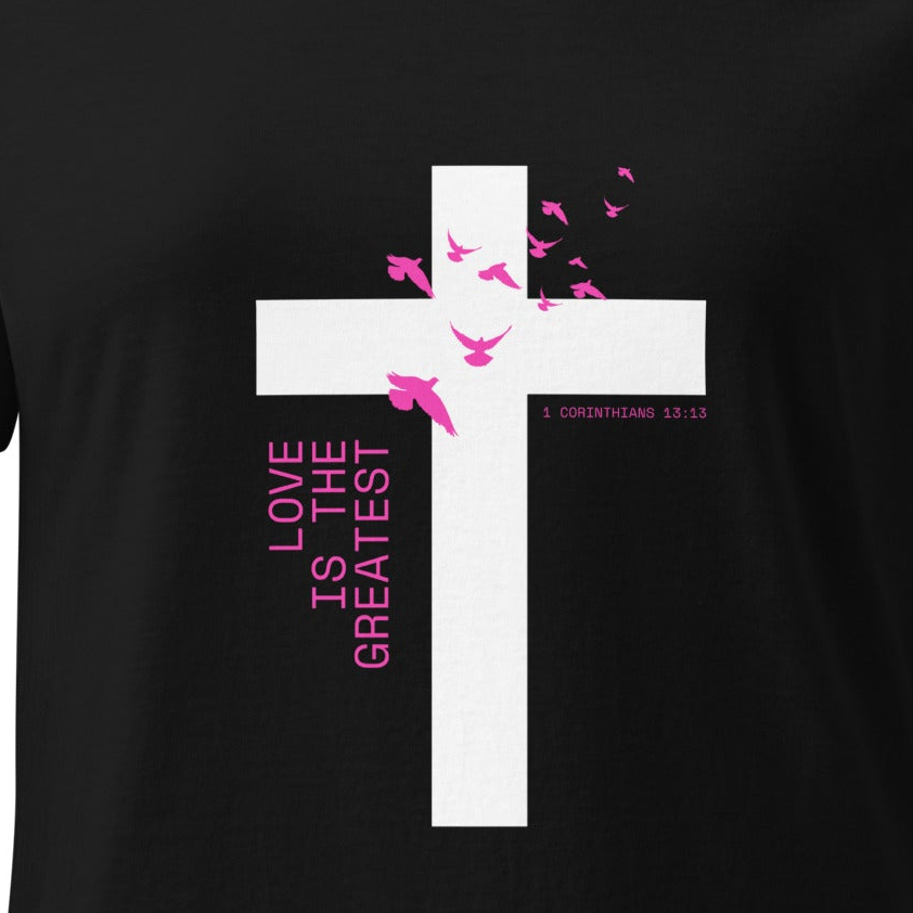 Love is the Greatest-Cross-Women’s basic softstyle t-shirt